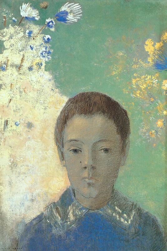 Odilon Redon Portrait of Ari Redon oil painting picture